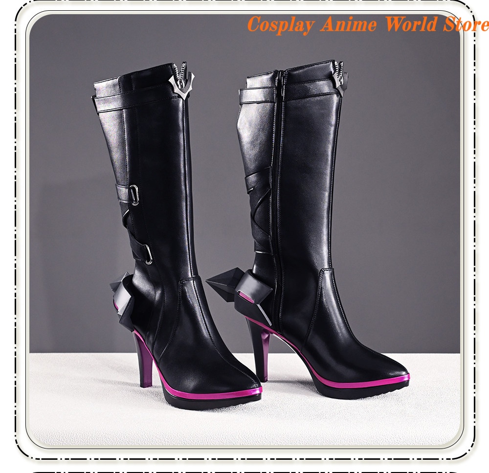 Shoes Heels Men - Laevatain Cosplay Shoes Arknights Endfield Game