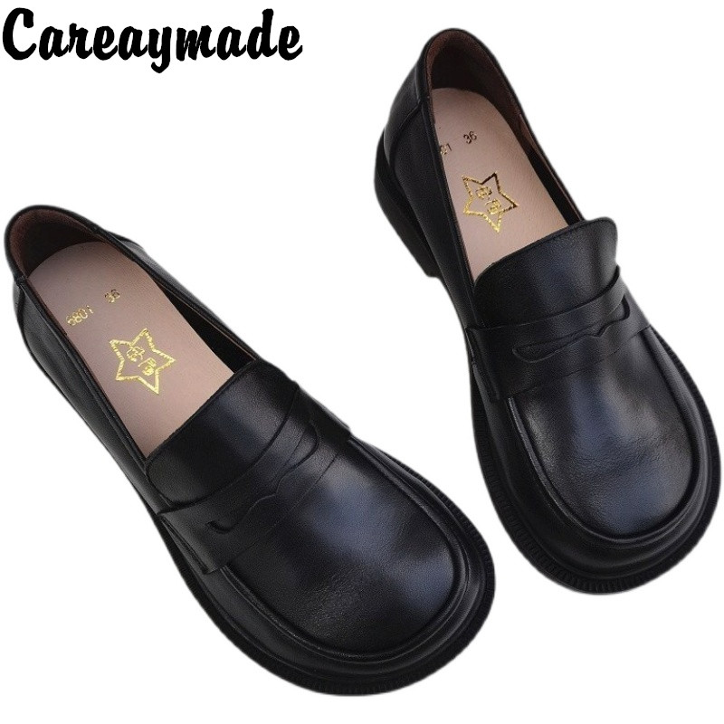 Shoes Heels Men - Careaymade-Women's Casual Shoes Slip on Oxford