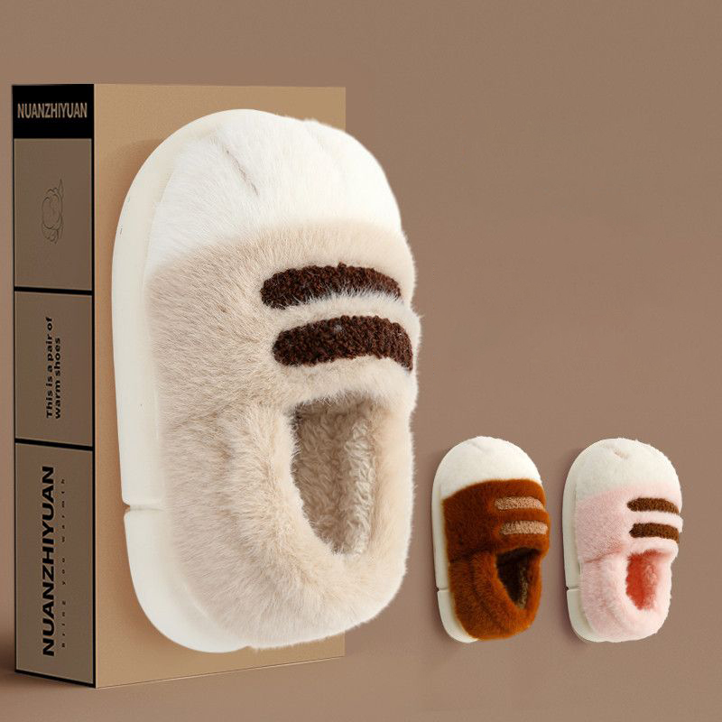 Loafer Slip On Men - Kawaii stereoscopic cat feet slippers unisex