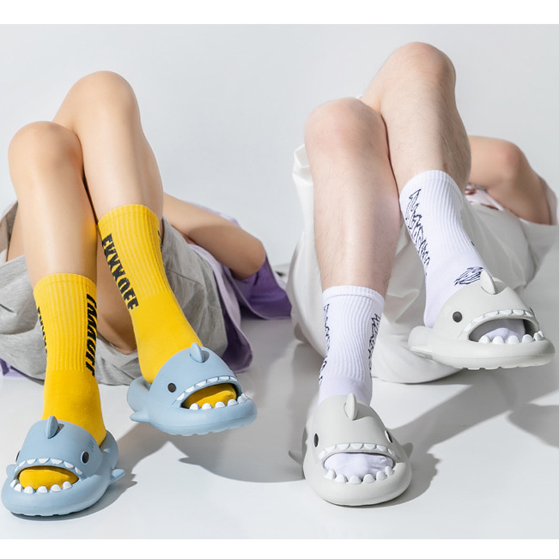 Men'S Shoes Cloud - Men Shark Slippers Cloud Clapper Male