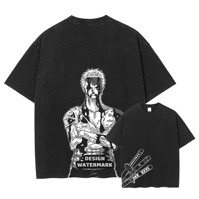 Men'S Shoes Xl - Roronoa Zoro T-shirts Anime O-One P-Piece