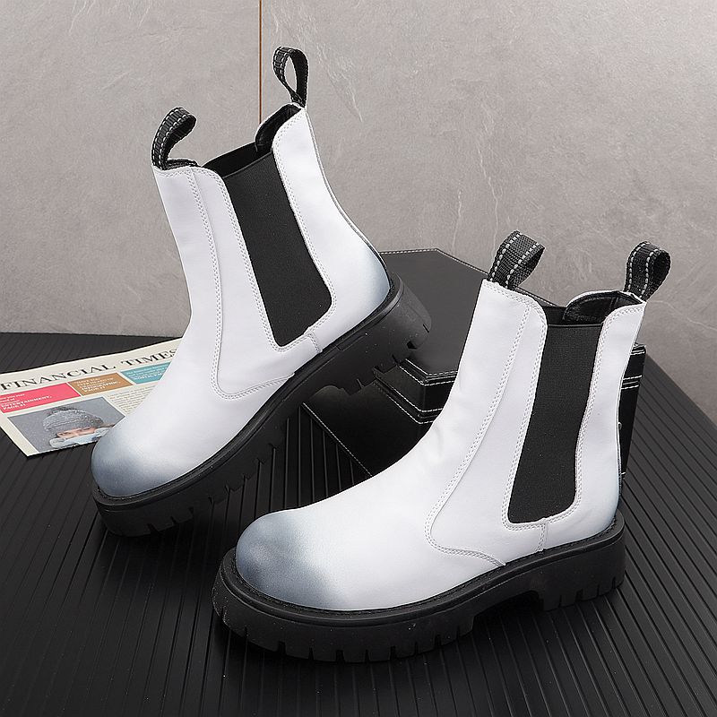 Men Shoes Branded - Men Luxury Fashion Genuine Leather Boots