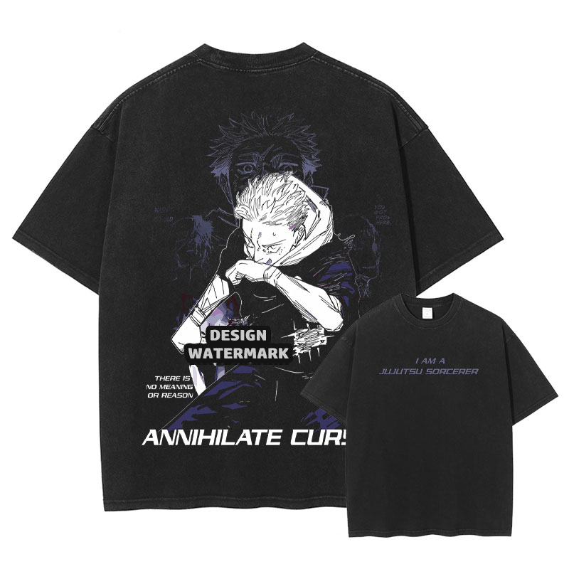 Men'S Shoes Xl - Anime JJK Gojo Saturo T Shirts