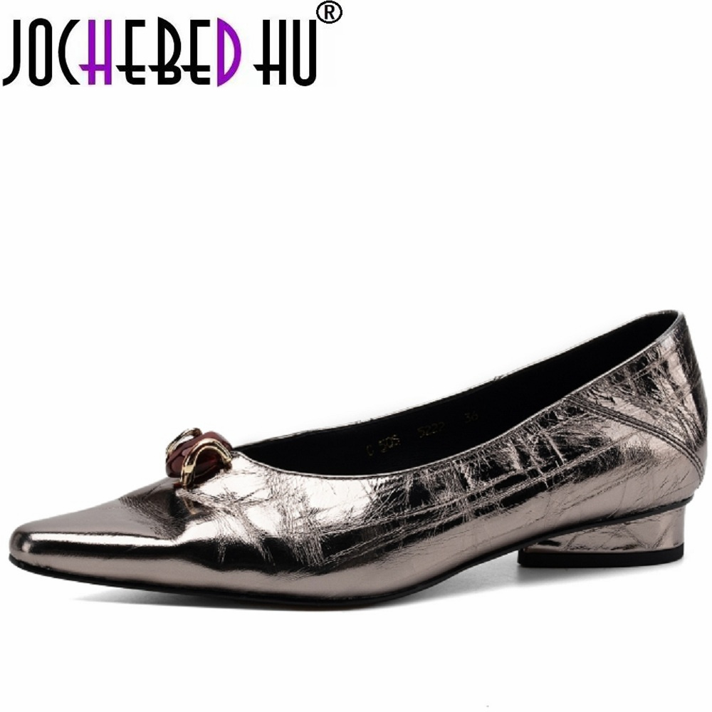 Shoes Heels Men - 【JOCHEBED HU】Women's Handmade Genuine Leather pointed