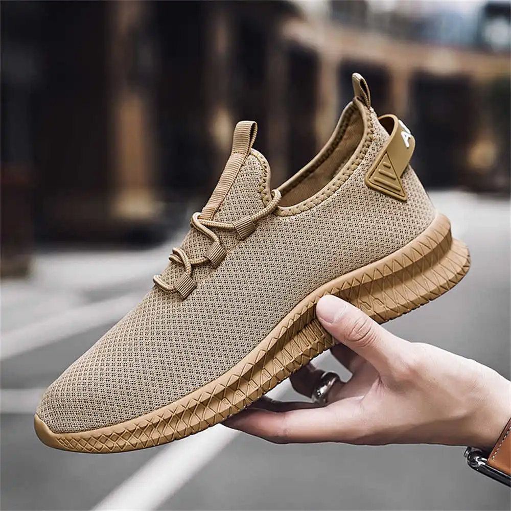 Men Shoes White Colour - Demi-season Mesh Tenni Man Running Sneakers
