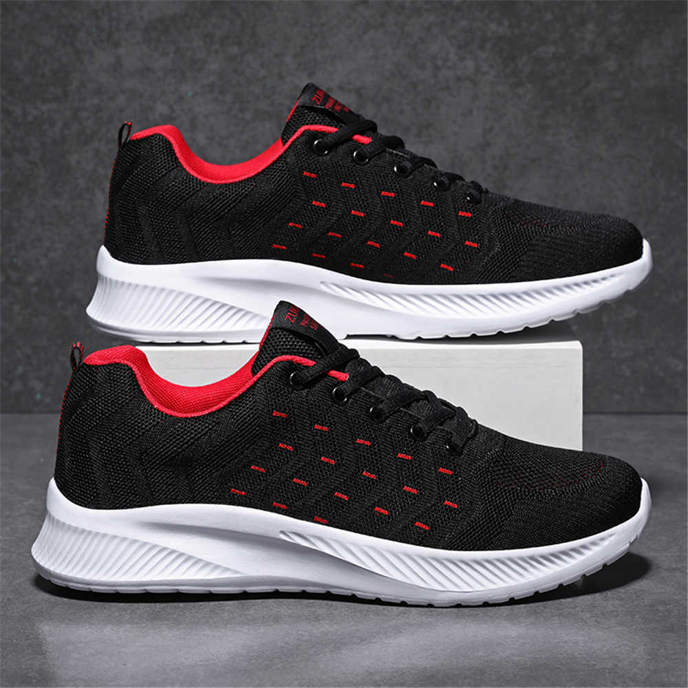 Men Shoes Branded - Black Mash Casual Sneakers Men's Woven
