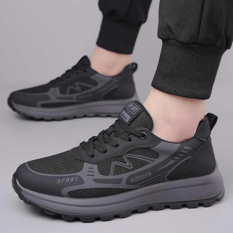 Perforated Lace-up Summer High - Men Shoes Trainers 评论和价格