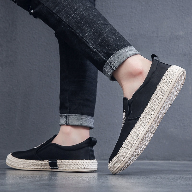 black Breathable shoes for man - Loafer Slip On Men 评论和价格
