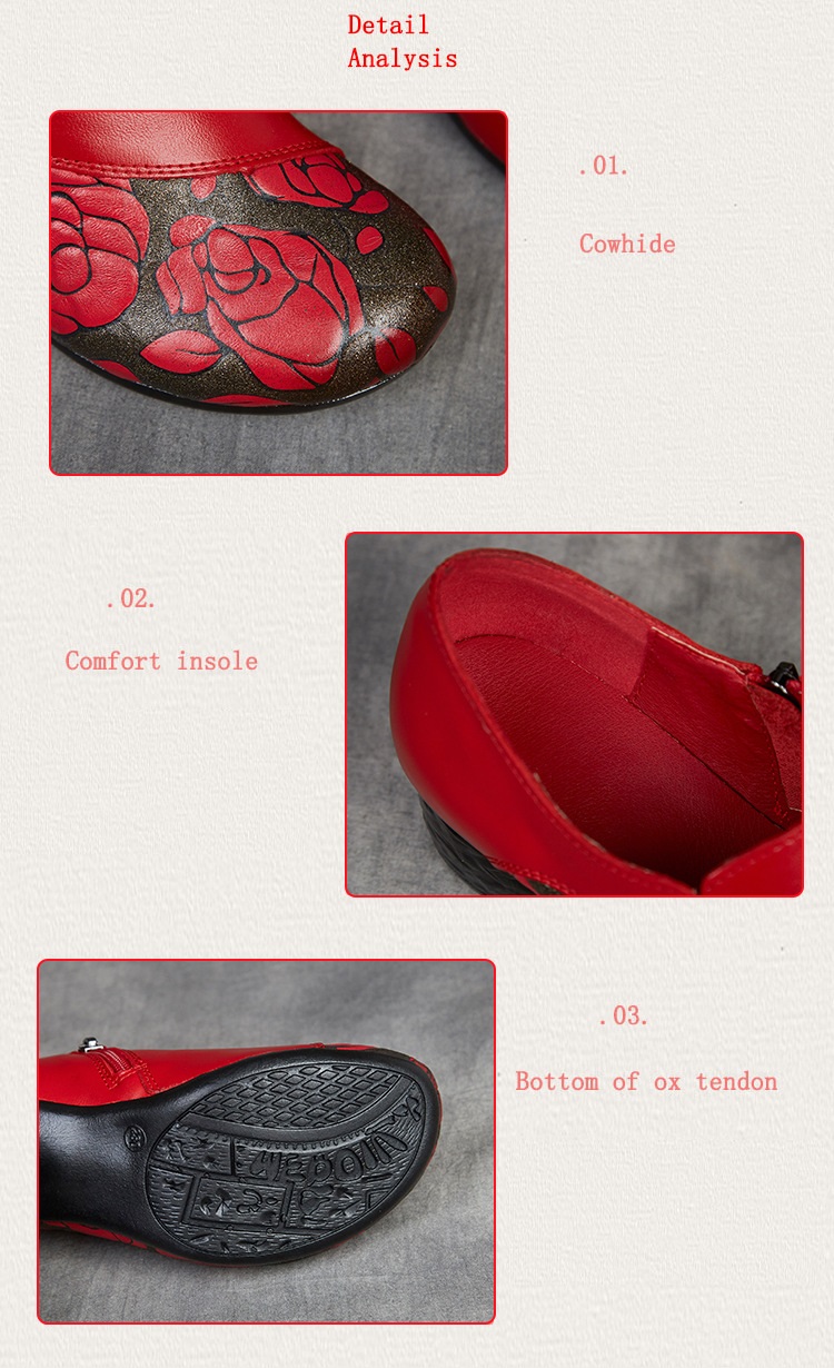 Women's Genuine Leather Ethnic - Loafer Slip On Men 评论和价格