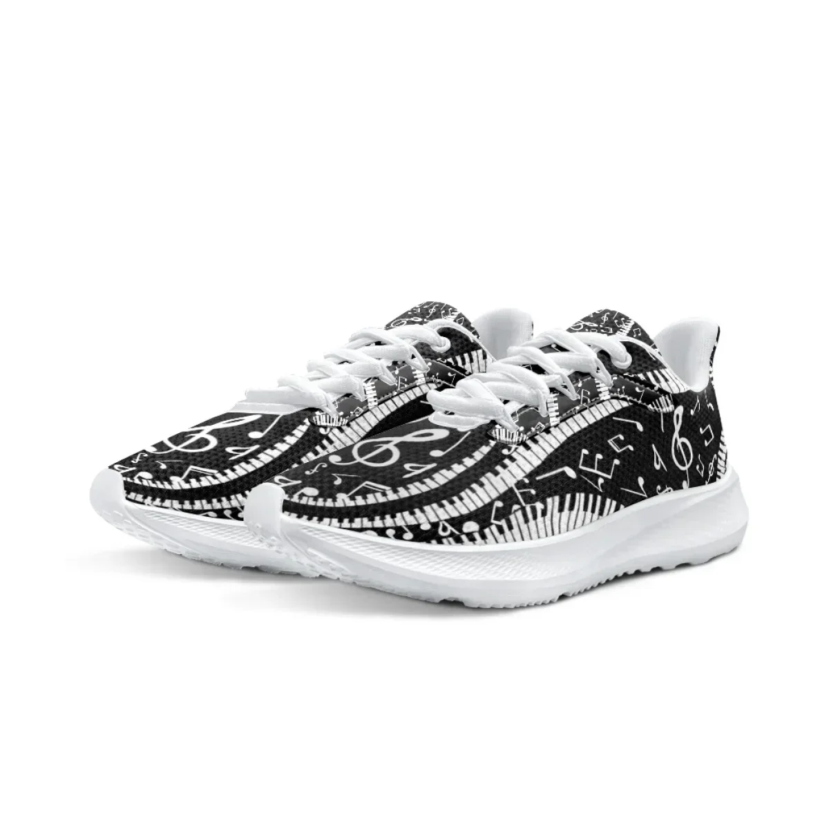 Hot Piano Keys Musical Notatio - Men Shoes Trainers 评论和价格