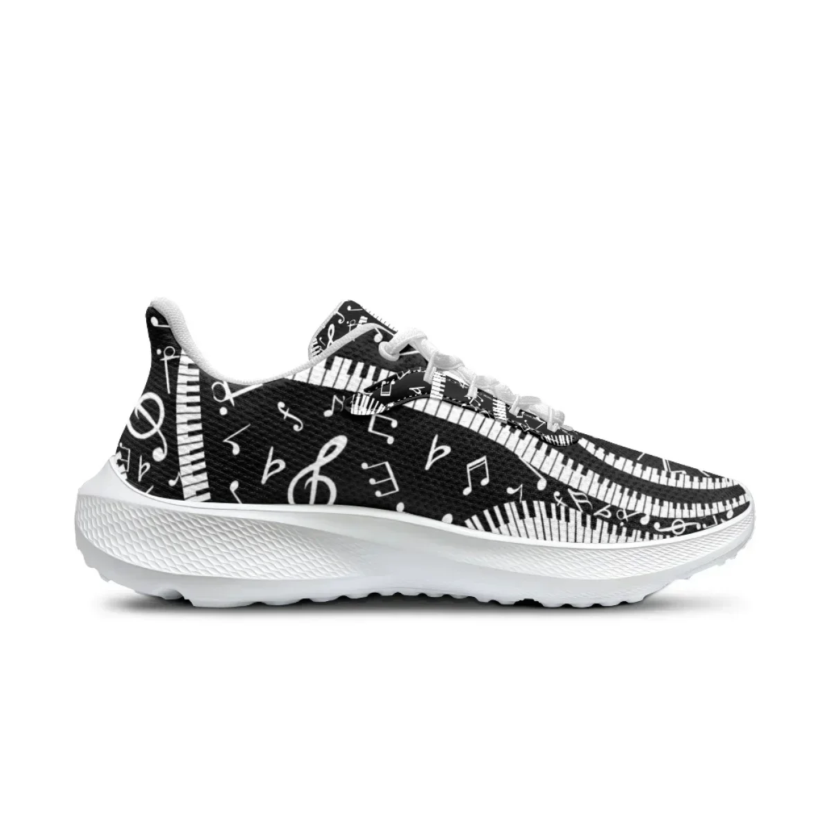 Hot Piano Keys Musical Notatio - Men Shoes Trainers 评论和价格