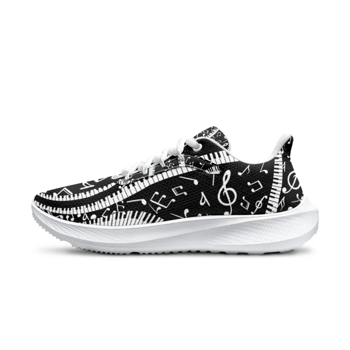 Hot Piano Keys Musical Notatio - Men Shoes Trainers 评论和价格