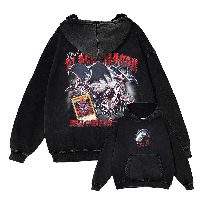 Yu Gi Oh Hoodies Blue Eyes Dra - Men'S Shoes Xl 评论和价格
