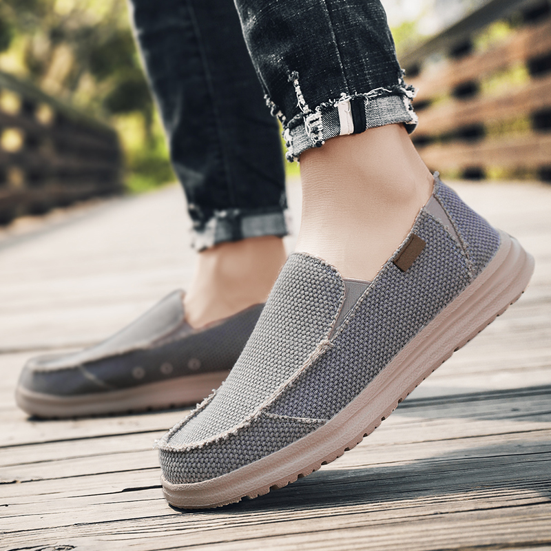 Outdoor Non-Slip Sneakers Comf - Loafer Slip On Men 评论和价格