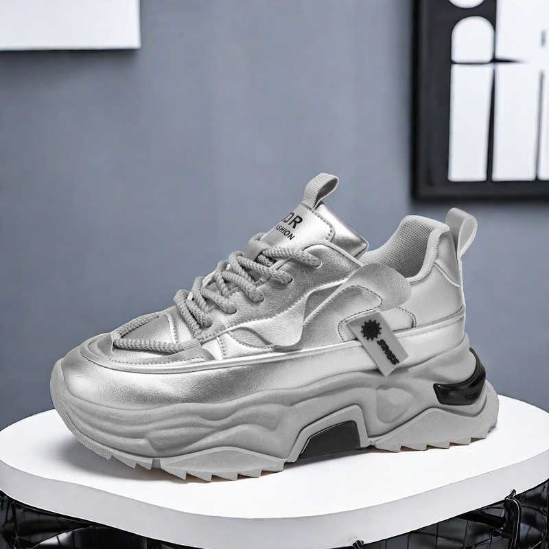 Black Platforme Tennis Man Spo - Shoes Heels Men 评论和价格