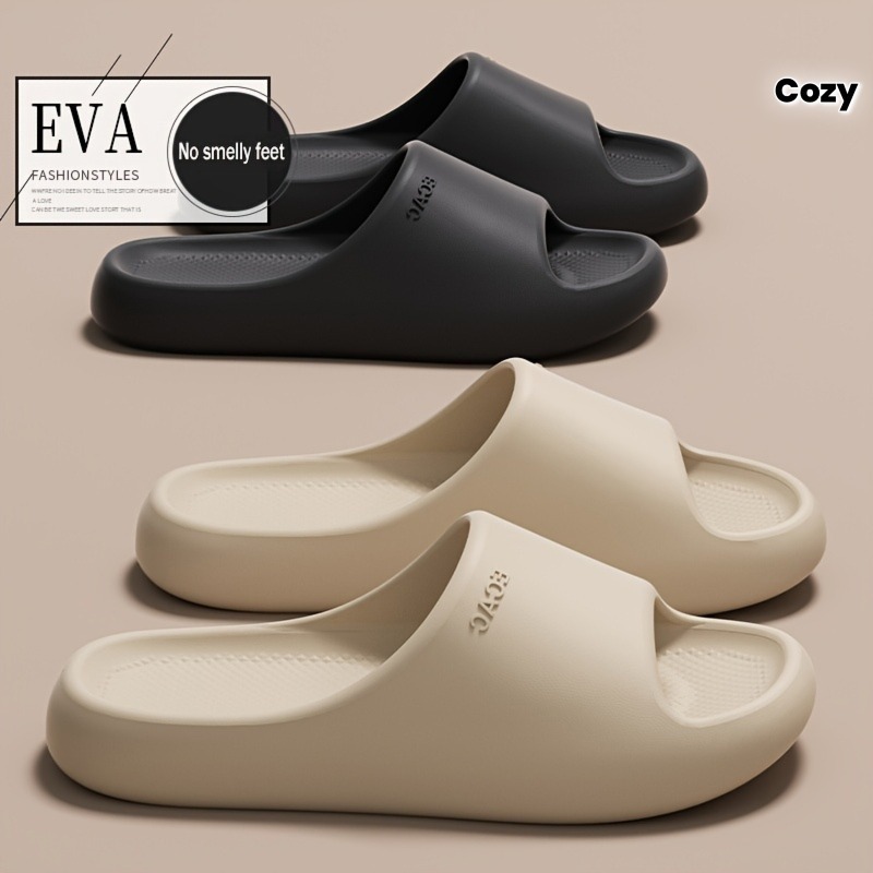 Men Women Summer Slippers EVA  - Men'S Shoes Cloud 评论和价格