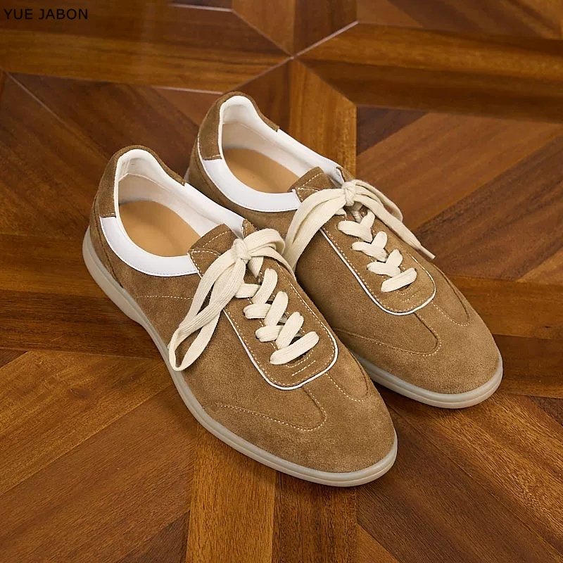 Brown Retro Genuine Leather me - Men Shoes Trainers 评论和价格