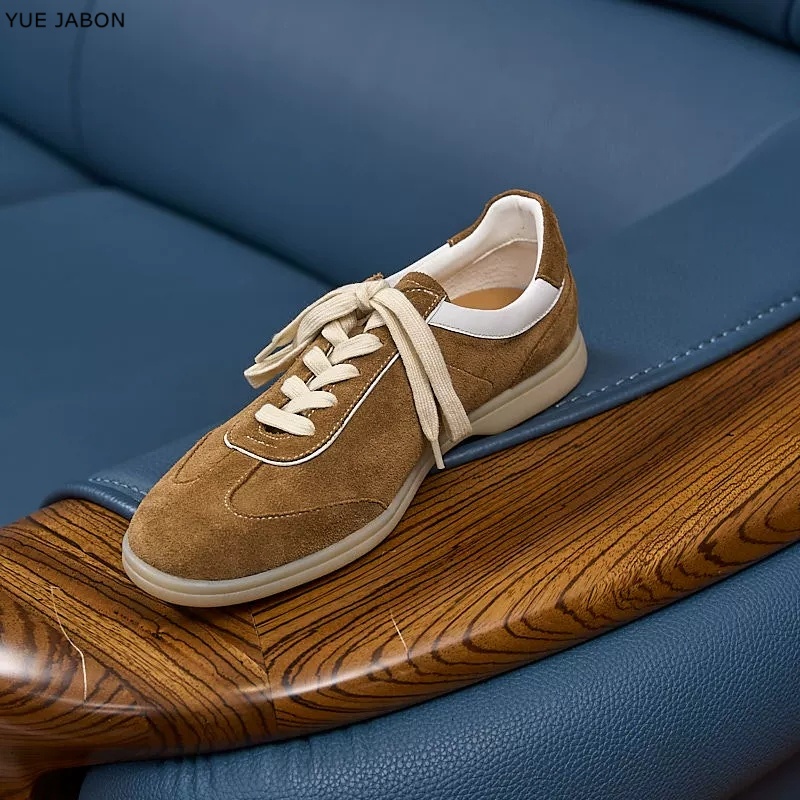 Brown Retro Genuine Leather me - Men Shoes Trainers 评论和价格
