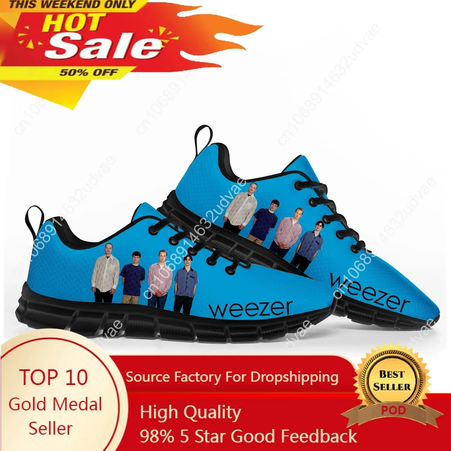 Weezer Sports Shoes Mens Women - Men Shoes High 评论和价格