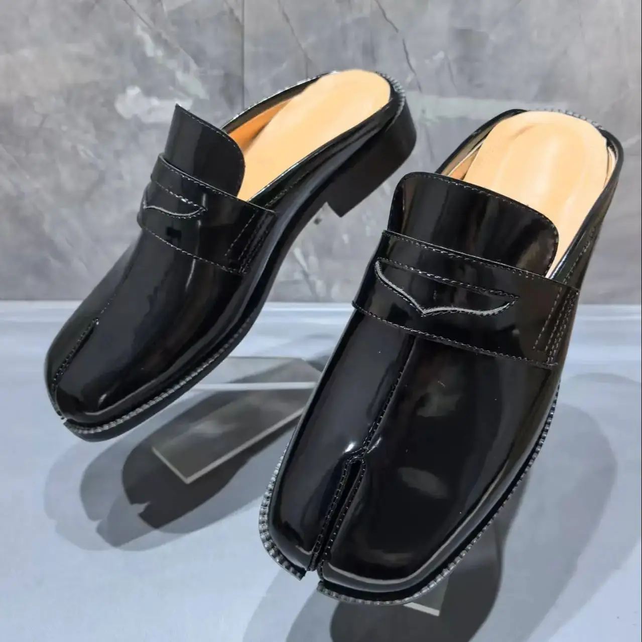 Split Toe Tabi Men's Slippers  - Shoes Heels Men 评论和价格