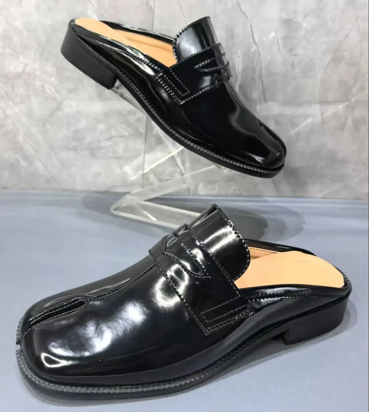 Split Toe Tabi Men's Slippers  - Shoes Heels Men 评论和价格