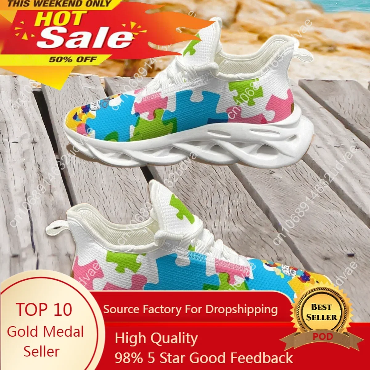 Autism Awareness Sports Runnin - Men Shoes High 评论和价格