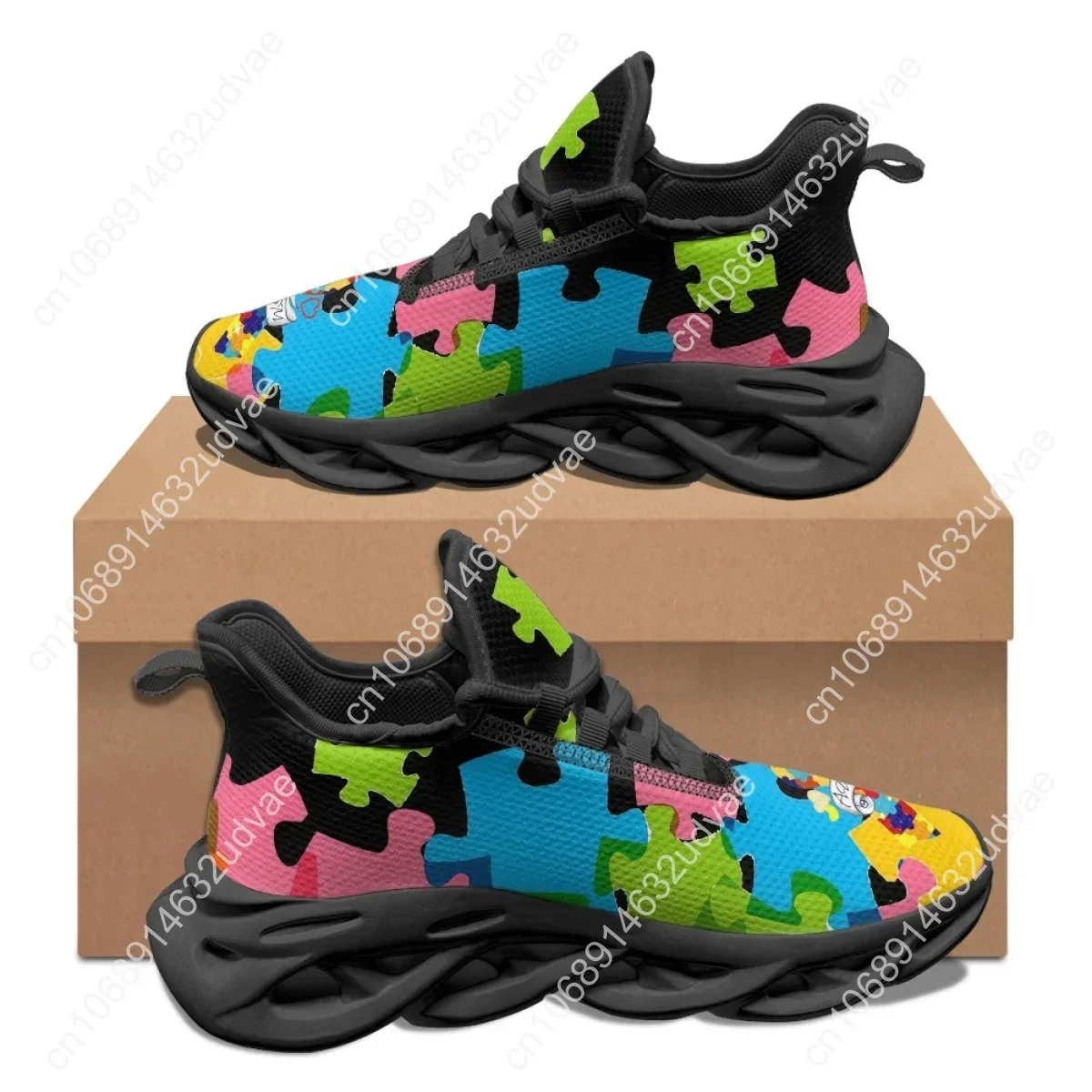Autism Awareness Sports Runnin - Men Shoes High 评论和价格