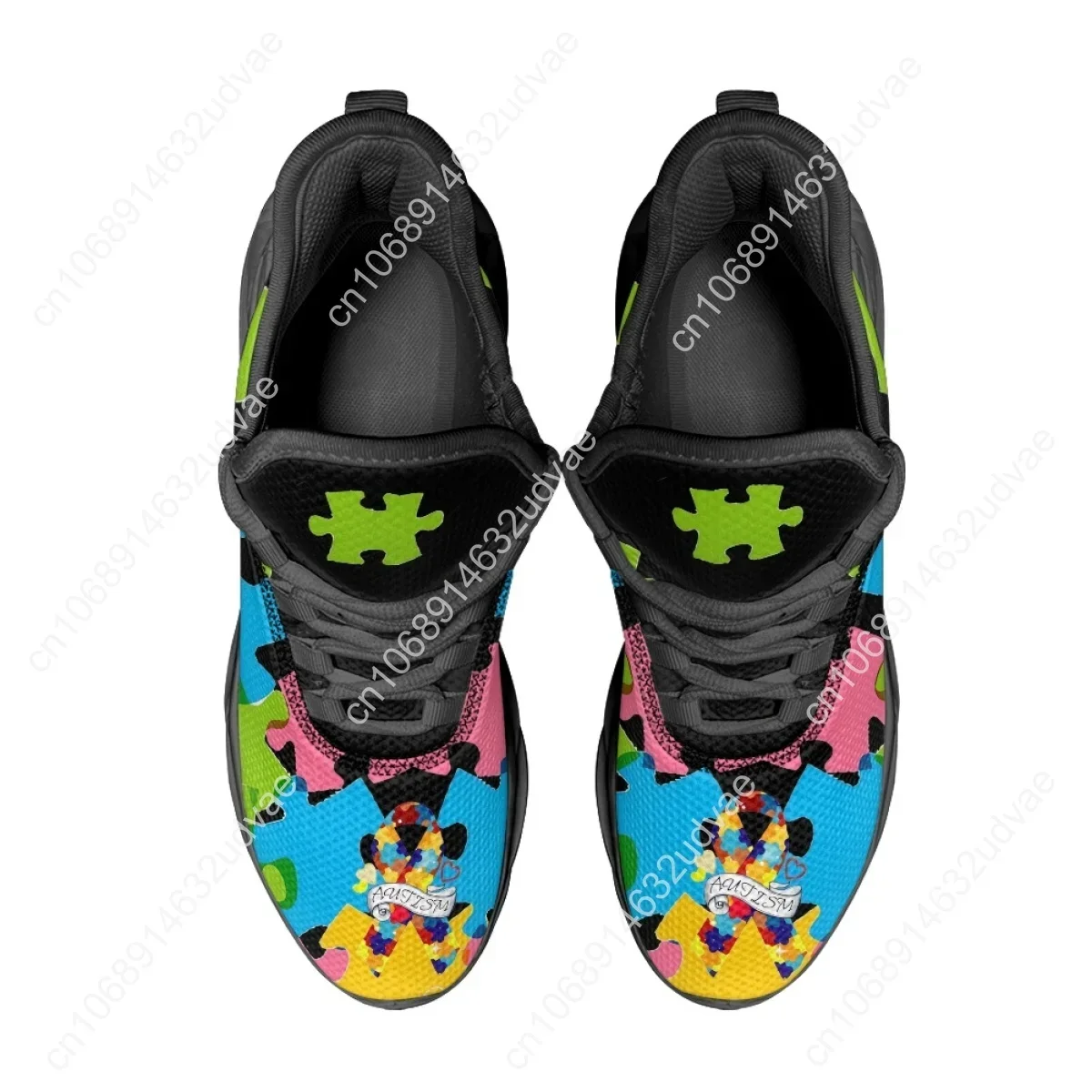 Autism Awareness Sports Runnin - Men Shoes High 评论和价格