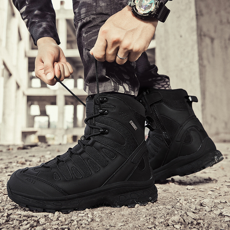 New Men Tactical Boots Militar - Men Shoes Branded 评论和价格