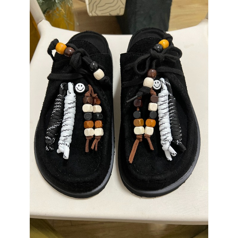 Women Men Clogs Cow Suede Leat - Loafer Slip On Men 评论和价格