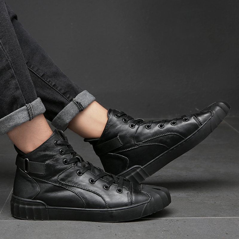 Genuine Leather Casual Short B - Loafer Slip On Men 评论和价格