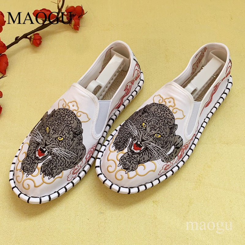 Unisex Chinese Style Embroider - Loafer Slip On Men 评论和价格