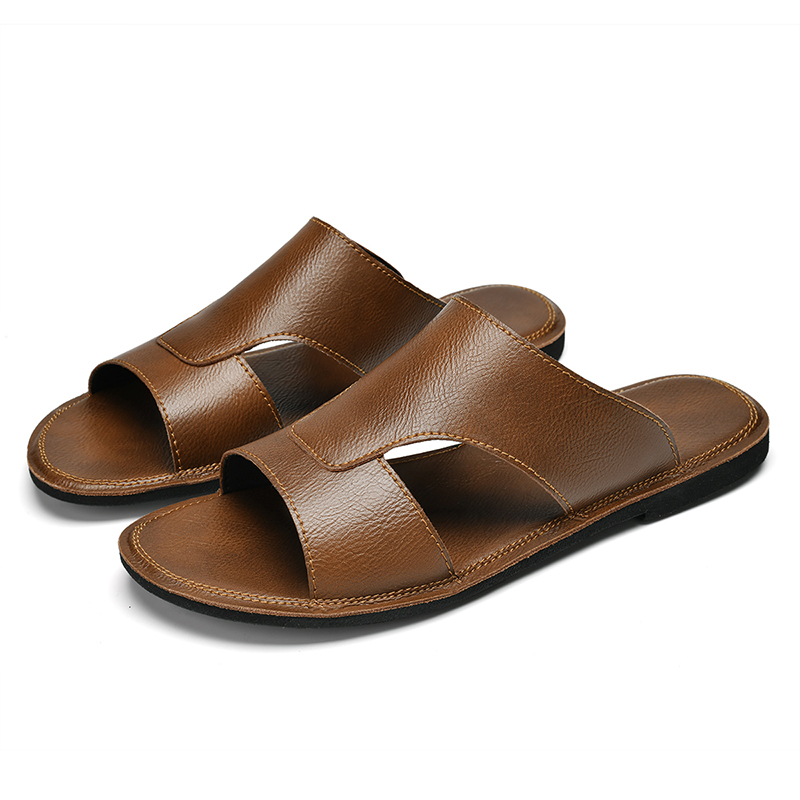 Men Black Brown Flat Heel PU O - Shoes Heels Men 评论和价格